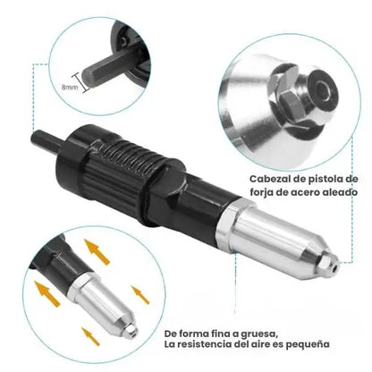 Remacha Fácil Adaptador Para Taladro