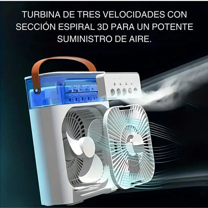 4 En 1-Ventilador CoolEase - Refrigeración Compacta