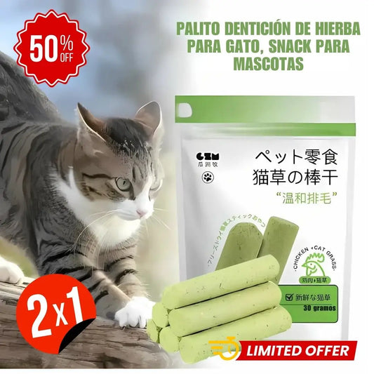 NutriPaw Dental Delights Hierba Mágica Para Gatos Felices