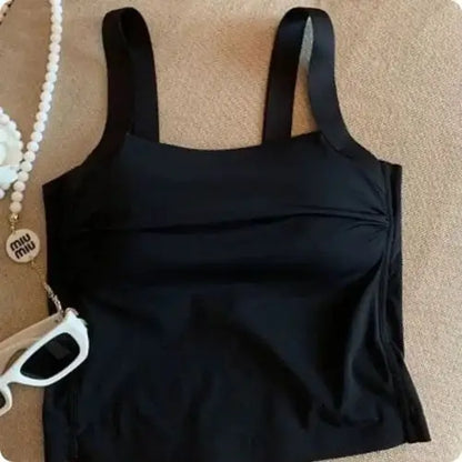 Confort Frescura & Estilo 2en1 -Blusa Sujetador (Brasier Integrado)