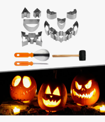 Kit de tallado de calabazas Halloween