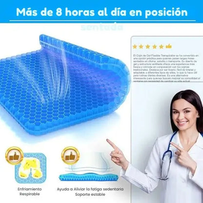2x1 Confort en Gel  Flexible Transpirable