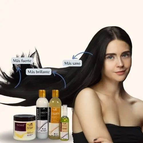 Rutina Karseell Completa: Shampoo, Acondicionador, Mascarilla y Aceite