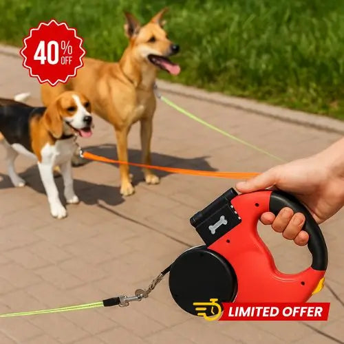 Correa Anti-Enredos para Dos Perros