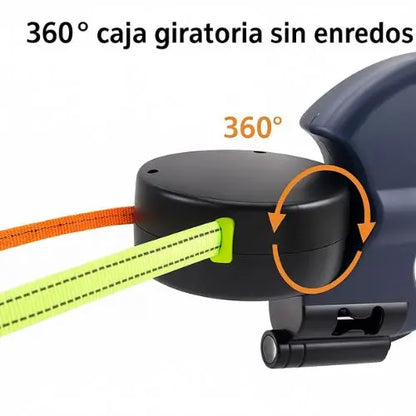 Correa Anti-Enredos para Dos Perros
