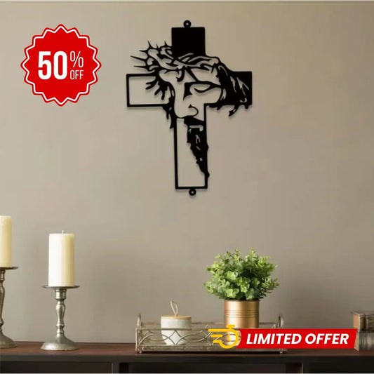 Cruz de Fé Eterna ✝️ Símbolo Bendecido Para La Protección De Tu Hogar