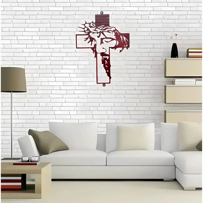Cruz de Fé Eterna ✝️ Símbolo Bendecido Para La Protección De Tu Hogar