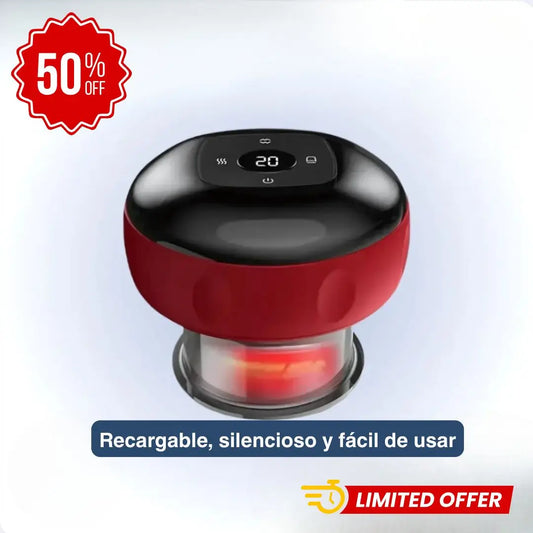 Cupping Portátil – Masajeador de Succión y Calor