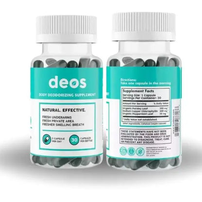 2x1 DEOS Cápsulas | Control Natural de Olores desde el Interior