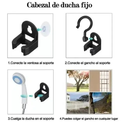 Ducha Portátil Recargable Viajera Plus