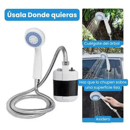 Ducha Portátil Recargable Viajera Plus