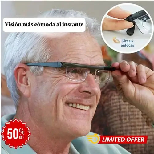Visión Clara Siempre – Gafas Ajustables Para Toda Distancia