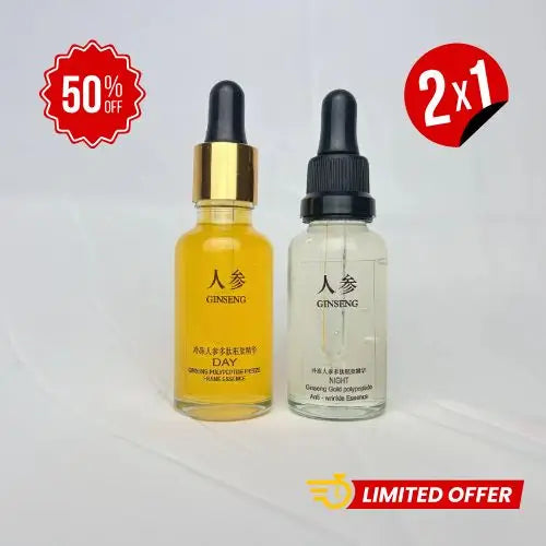 Ginseng X 2 - Hidratación Profunda y Efecto Luminoso