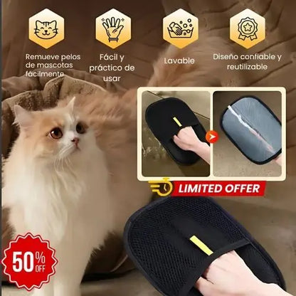 2x1 Guante Removedor de Pelos ElectroEstático