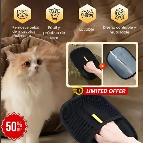 2x1 Guante Removedor de Pelos ElectroEstático