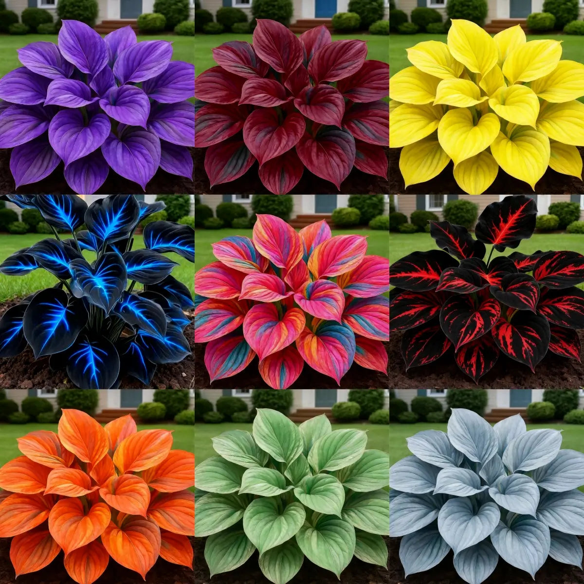 Semillas Hosta de Colores Vibrantes