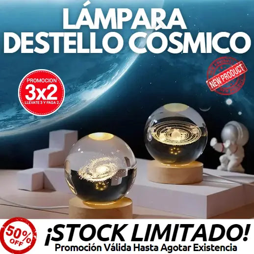 Lámpara Destello Cósmico