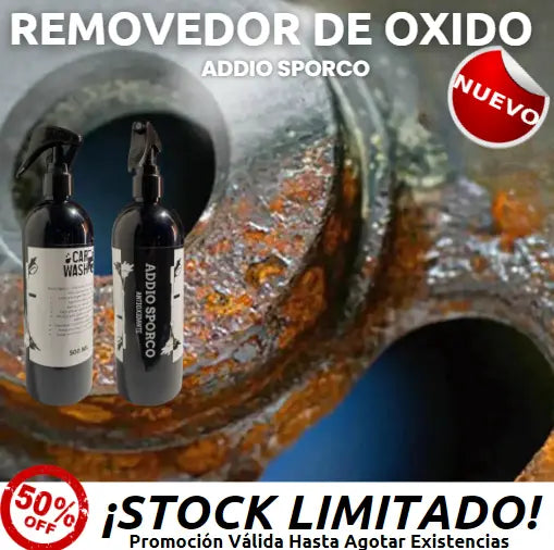 Removedor de Óxido Addio Sporco
