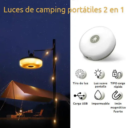 Eco Lights - Guirnalda Retráctil para Exteriores