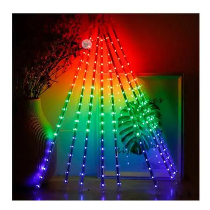 BrillaFest LED – Instalación LED Lágrima Meteoro