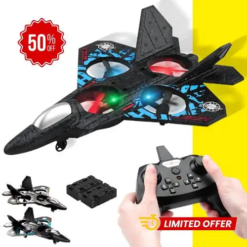 Jet Liviano a Control Remoto - Juega, Pilotea y Repite