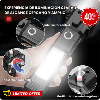 Linterna Grande  LED Alto Alcance