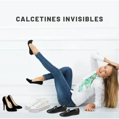 2x1 Combo Medias Invisibles Antideslizantes (6 Pares) - Suaves, Ligeras y Cómodas