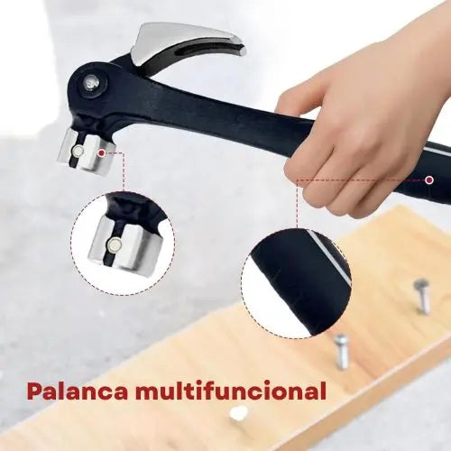 Martillo de acero forjado Multidireccional con Guía Magnética
