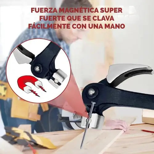 Martillo de acero forjado Multidireccional con Guía Magnética