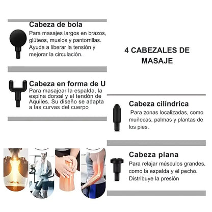 Masajeador 4 En 1 con Múltiples Velocidades