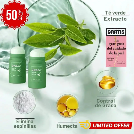 Mascarilla de Té Verde Natural Green Glow Mask