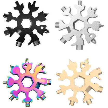 2x1 Multiherramienta Copo de Nieve 18 en 1
