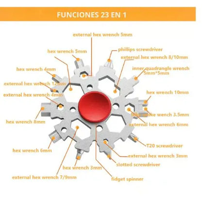 MultiSnow Spinner  Pro 23 en 1 - Útil, práctica y divertida
