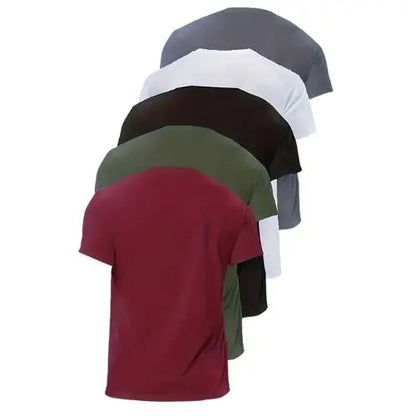Fresco Todo el Día – Pack x5 Camisetas | Comodidad que rinde toda la semana