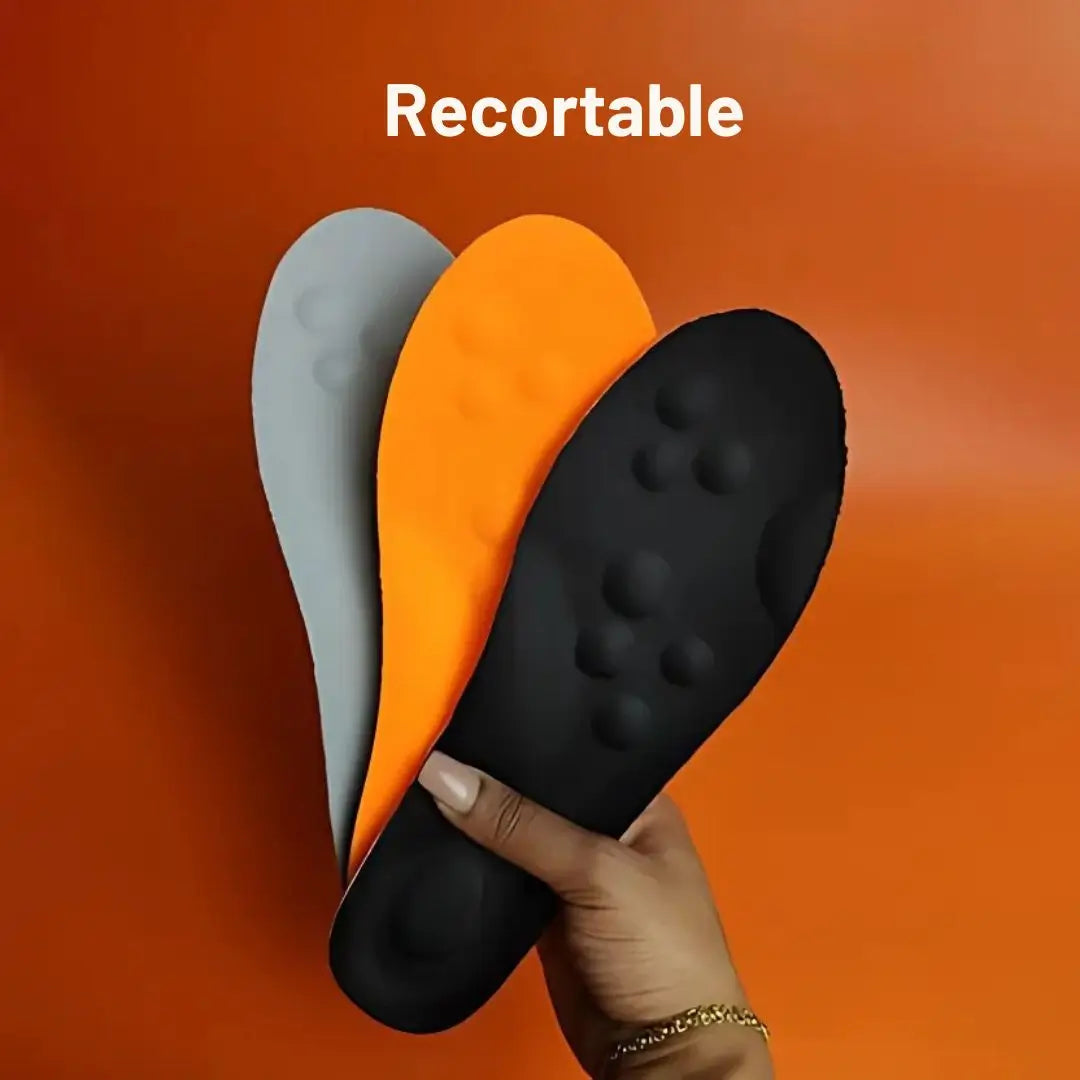 2x1 Massage Insoles - Transpirables, Comodidad y Soporte óptimo
