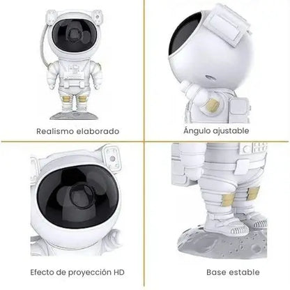 Nebulosa Decorativa Proyector Astronauta LED
