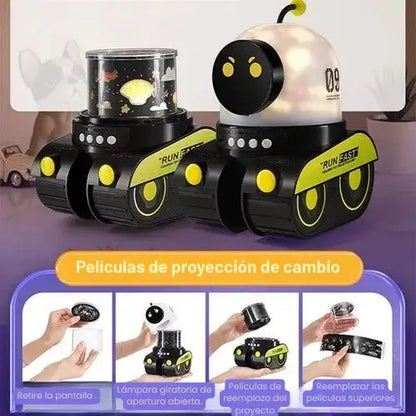 Proyector Robot Que Ilumina el Mundo de tus Hijos
