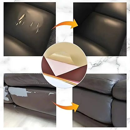 2x1 Rollo De Láminas De Cuero Autoadhesivas