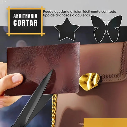 2x1 Rollo De Láminas De Cuero Autoadhesivas