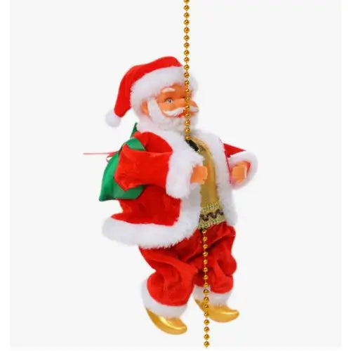 Santa en Acción – Movimiento, Magia y Alegría en un solo Adorno