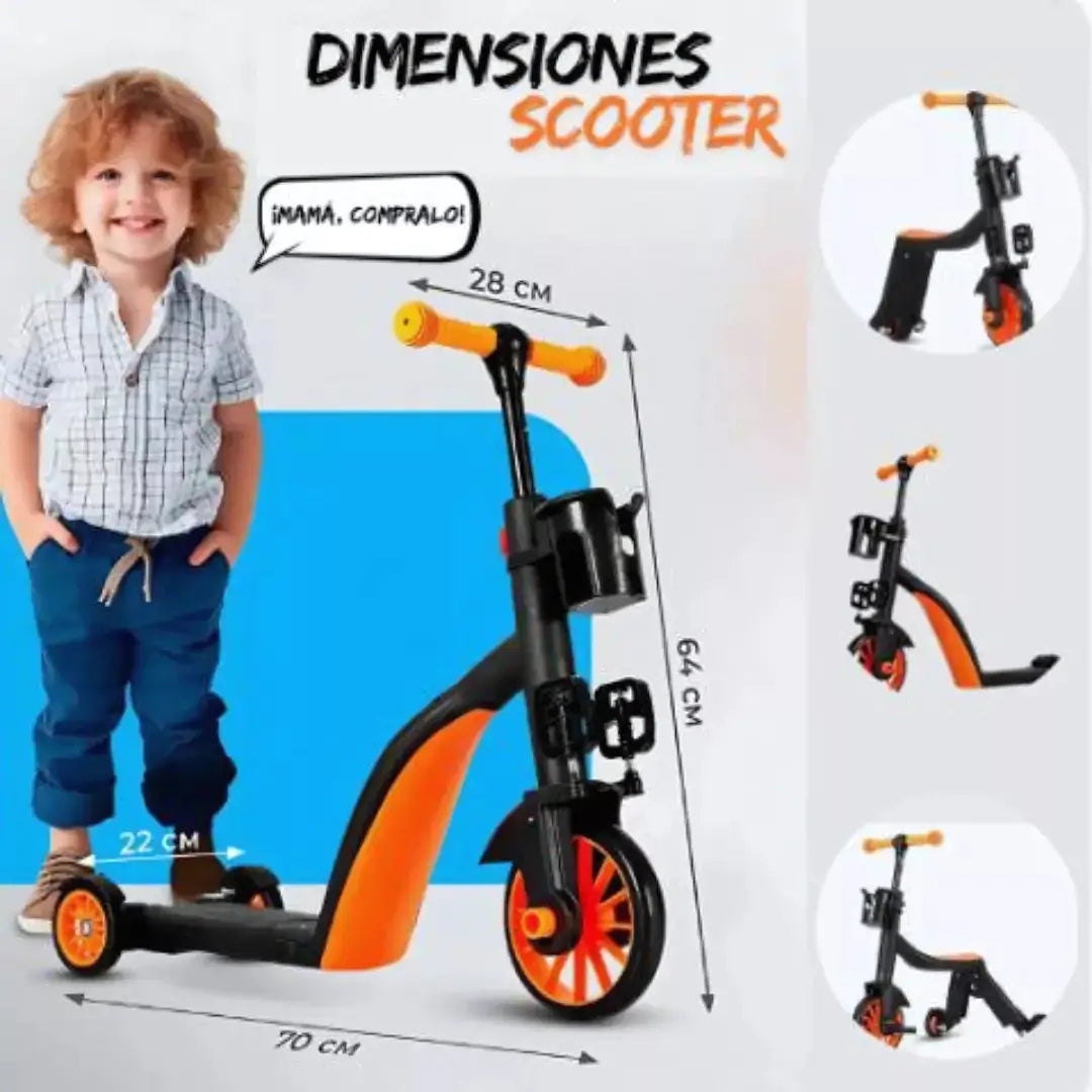 MoveMaster-Scooter 3 en 1