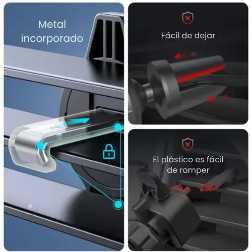 Soporte Para Carro Rejilla Gancho RT 601 Grip 360