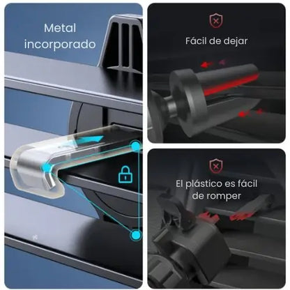 Soporte Para Carro Rejilla Gancho RT 601 Grip 360