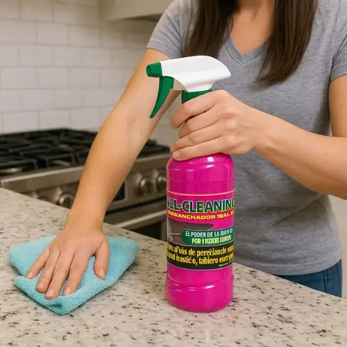 ALL CLEANING Spray Fucsia 1L | Super Limpia Pisos y Juntas