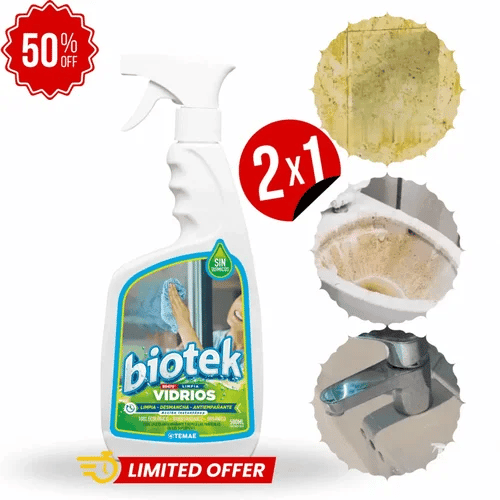 Fórmula Biotek: Limpia y Da Brillo