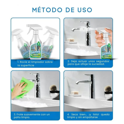 Fórmula Biotek: Limpia y Da Brillo