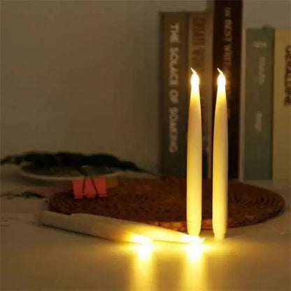 Kit con 6 Velas de cristal brillantes -  Árbol brillante para una Navidad Encendida