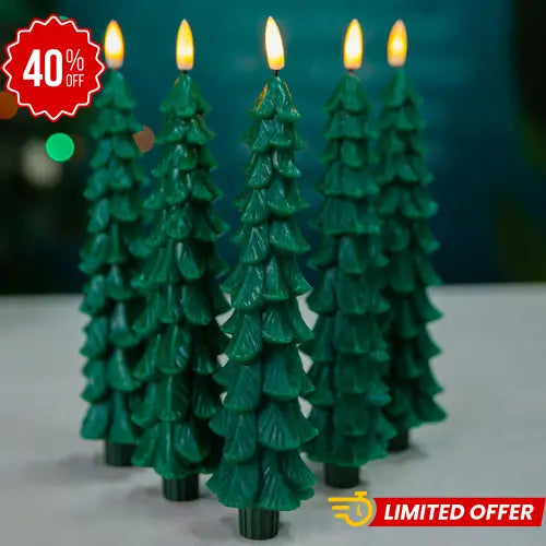 Velas LED de Árbol de Navidad - Magia Sin Llama Kit X3