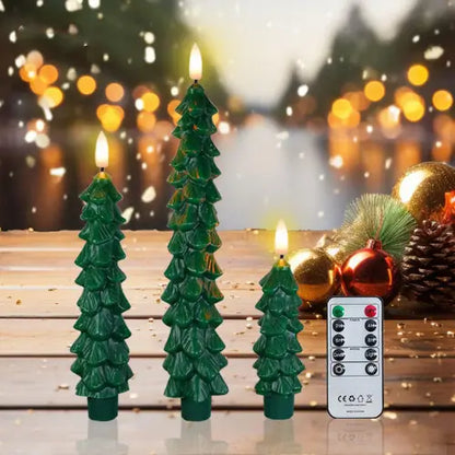 Velas LED de Árbol de Navidad - Magia Sin Llama Kit X3