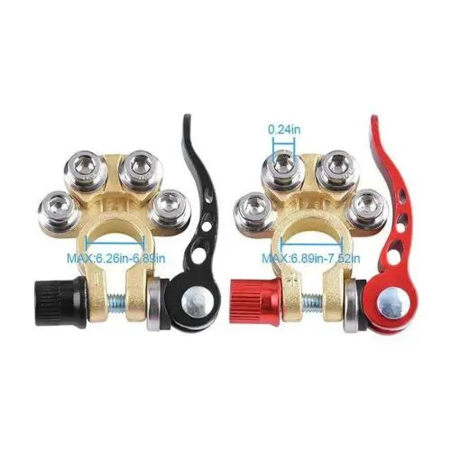 QuickGrip – Abrazaderas Inteligentes para Liberación Rápida para la Batería de tu carro